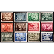 1939 - Tysk Rige - AFA 697-08 - Frimærker - Postvæsenet velgørenhedsmærker - Komplet sæt - Ustemplet.